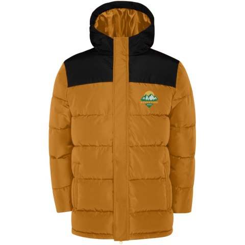Tallin ocieplana kurtka unisex kurkuma żółta, czarny