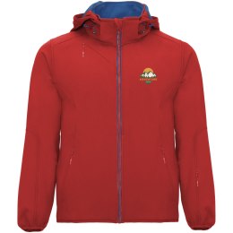 Siberia kurtka unisex typu softshell czerwony