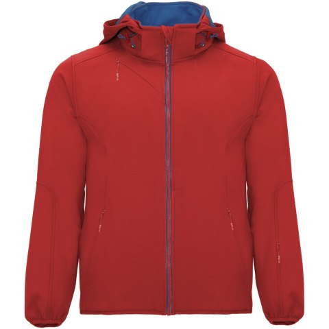 Siberia kurtka unisex typu softshell czerwony