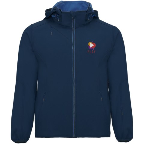 Siberia kurtka unisex typu softshell granatowy