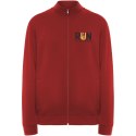 Ulan bluza unisex z zamkiem błyskawicznym na całej długości czerwony