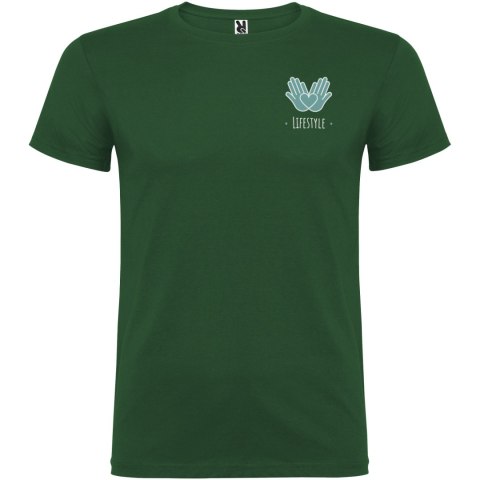 Beagle koszulka męska z krótkim rękawem butelkowy zielony