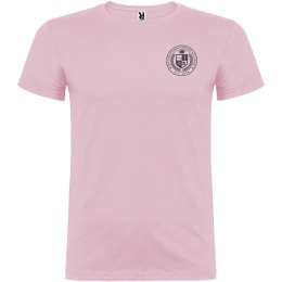 Beagle koszulka męska z krótkim rękawem jasny różowy