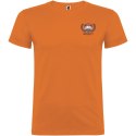 Beagle koszulka męska z krótkim rękawem pomarańczowy