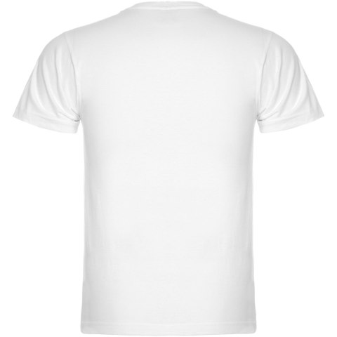 Samoyedo koszulka męska z krótkim rękawem i dekoltem w serek biały