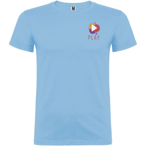 Beagle koszulka męska z krótkim rękawem błękitny