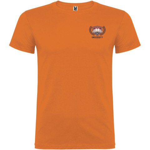 Beagle koszulka męska z krótkim rękawem pomarańczowy