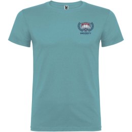 Beagle koszulka męska z krótkim rękawem przygaszony błękit
