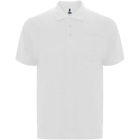Centauro Premium koszulka polo unisex z krótkim rękawem biały (R66071Z3)