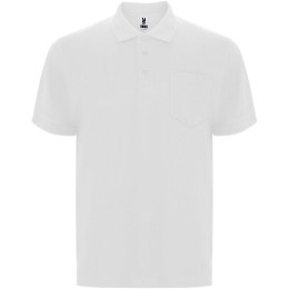 Centauro Premium koszulka polo unisex z krótkim rękawem biały (R66071Z4)