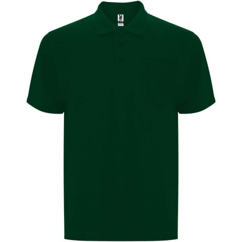 Centauro Premium koszulka polo unisex z krótkim rękawem butelkowy zielony