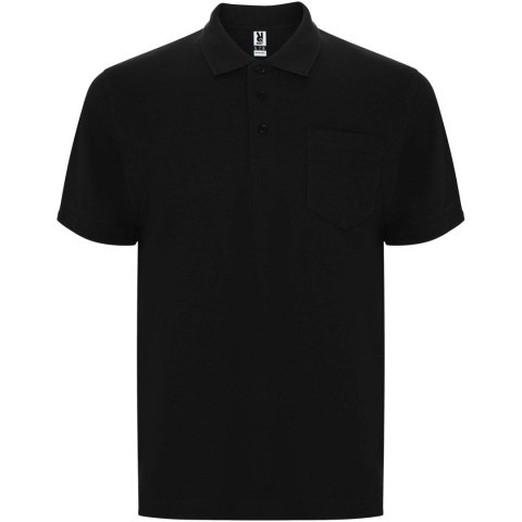 Centauro Premium koszulka polo unisex z krótkim rękawem czarny