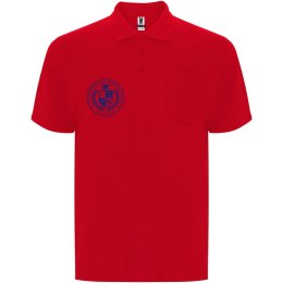 Centauro Premium koszulka polo unisex z krótkim rękawem czerwony