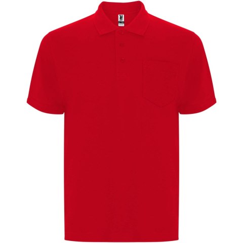 Centauro Premium koszulka polo unisex z krótkim rękawem czerwony