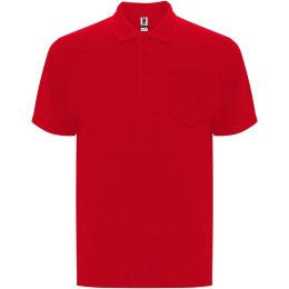 Centauro Premium koszulka polo unisex z krótkim rękawem czerwony