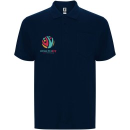 Centauro Premium koszulka polo unisex z krótkim rękawem granatowy