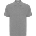 Centauro Premium koszulka polo unisex z krótkim rękawem melanż szary