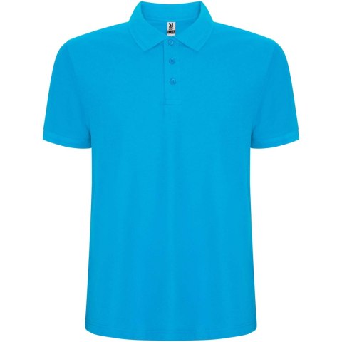 Pegaso Premium koszulka męska polo z krótkim rękawem turkusowy (R66094U5)