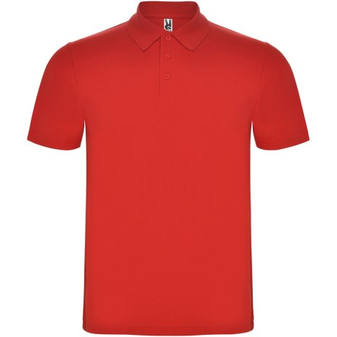 Austral koszulka polo unisex z krótkim rękawem czerwony (R66324I2)