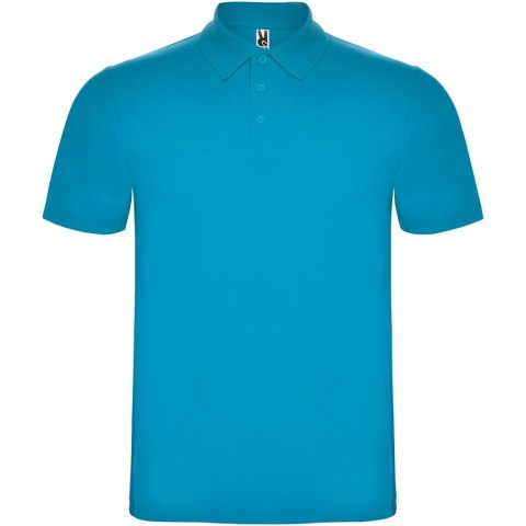 Austral koszulka polo unisex z krótkim rękawem turkusowy (R66324U2)