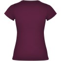 Jamaica koszulka damska z krótkim rękawem burgundowy (R66272D4)