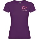 Jamaica koszulka damska z krótkim rękawem fioletowy