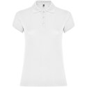 Star koszulka damska polo z krótkim rękawem biały (R66341Z3)