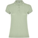 Star koszulka damska polo z krótkim rękawem mglista zieleń (R66345Q2)