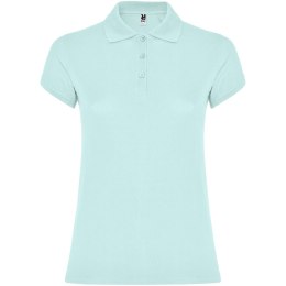 Star koszulka damska polo z krótkim rękawem miętowy zielony (R66343B1)