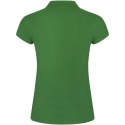 Star koszulka damska polo z krótkim rękawem tropikalna zieleń (R66345U3)