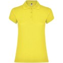 Star koszulka damska polo z krótkim rękawem żółty (R66341B3)