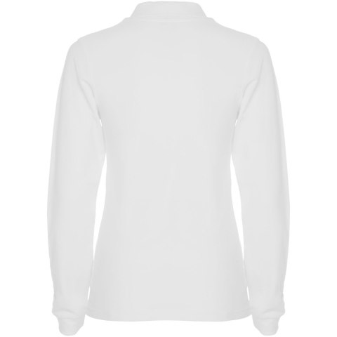 Estrella koszulka damska polo z długim rękawem biały