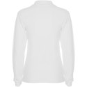 Estrella koszulka damska polo z długim rękawem biały