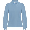 Estrella koszulka damska polo z długim rękawem błękitny
