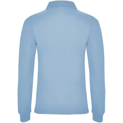 Estrella koszulka damska polo z długim rękawem błękitny