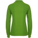 Estrella koszulka damska polo z długim rękawem trawiasta zieleń