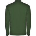 Estrella koszulka męska polo z długim rękawem butelkowy zielony