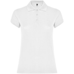 Star koszulka damska polo z krótkim rękawem biały (R66341Z4)