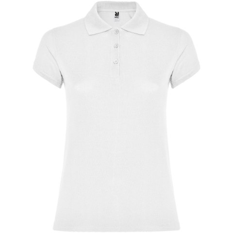 Star koszulka damska polo z krótkim rękawem biały (R66341Z4)