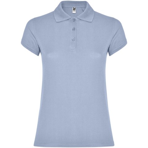 Star koszulka damska polo z krótkim rękawem błękit zen (R66341W4)
