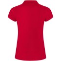 Star koszulka damska polo z krótkim rękawem czerwony