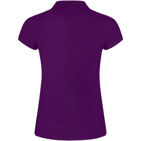 Star koszulka damska polo z krótkim rękawem fioletowy (R66344H6)