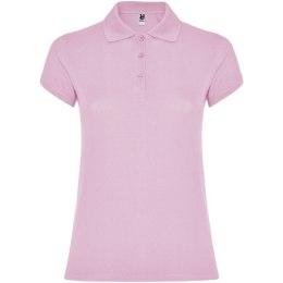 Star koszulka damska polo z krótkim rękawem jasny różowy (R66344O5)