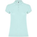 Star koszulka damska polo z krótkim rękawem miętowy zielony