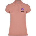 Star koszulka damska polo z krótkim rękawem pomarańcz gliniasta (R66343K5)