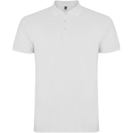 Star koszulka męska polo z krótkim rękawem biały (R66381Z1)