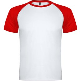 Indianapolis sportowa koszulka unisex z krótkim rękawem biały, czerwony