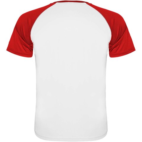 Indianapolis sportowa koszulka unisex z krótkim rękawem biały, czerwony