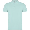 Star koszulka męska polo z krótkim rękawem miętowy zielony (R66383B4)