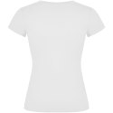 Victoria damska koszulka z krótkim rękawem i dekoltem w serek biały (R66461Z4)